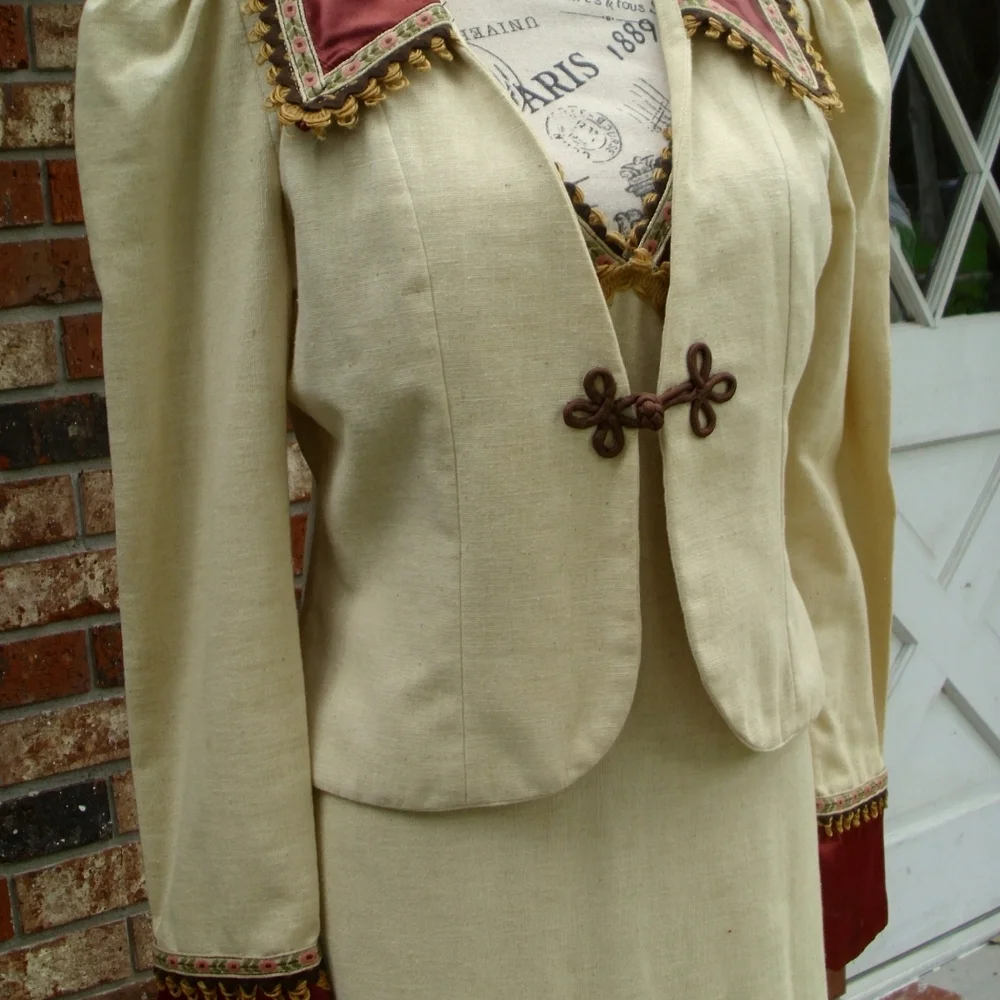 Gunne Sax by Jessica Dress Dress Set. - Picture 6 of 12